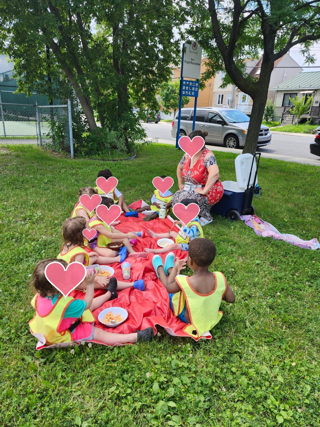 Pique-nique au parc — Les Aventuriers d'Anjou